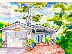 Patrizia K Ingram Art Watercolor House Portrait, custom commissions, gift ideas for christmas, custom watercolor house portrait, best watercolor house portraits, best house paintings, best custom house portraits, best ideas for Mother’s Day, best ideas for retirement gift, best ideas for new home owners gifts, best watercolors, best house portraits, best and cheap custom paintings, home welcoming presents, best engagement presents, best paintings of your house, military spouse owned business, military spouse artist 